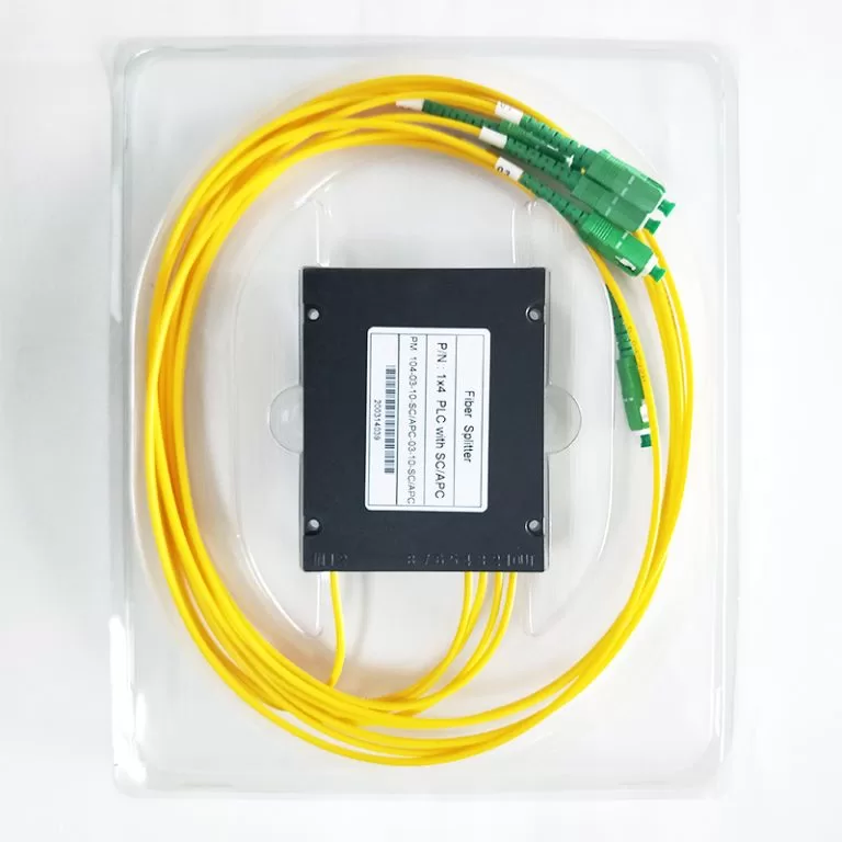 Divisor PLC de caja ABS 1×6
