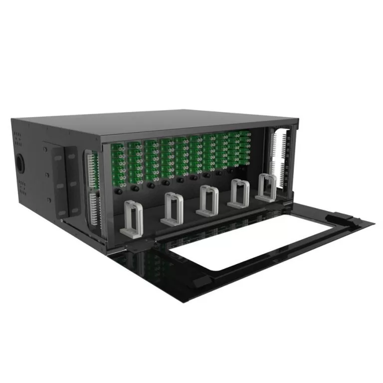 Panel de conexión de fibra óptica de 72 puertos
