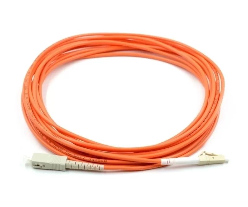 Cable de conexión de fibra LC a SC 62.5/125 multimodo simplex