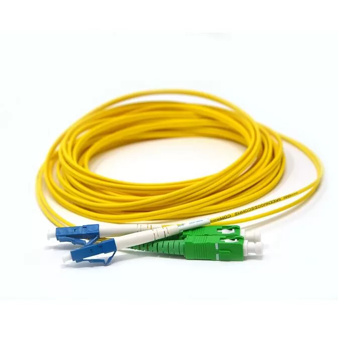 Cable de conexión SC APC LC UPC monomodo dúplex G657A