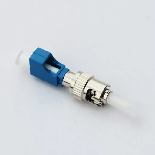 ST to LC Adapter Male to Female Single Mode Simplex Metal