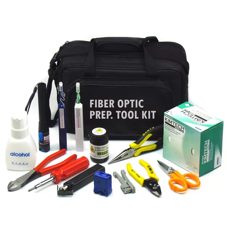 Kit de herramientas de preparación de fibra óptica