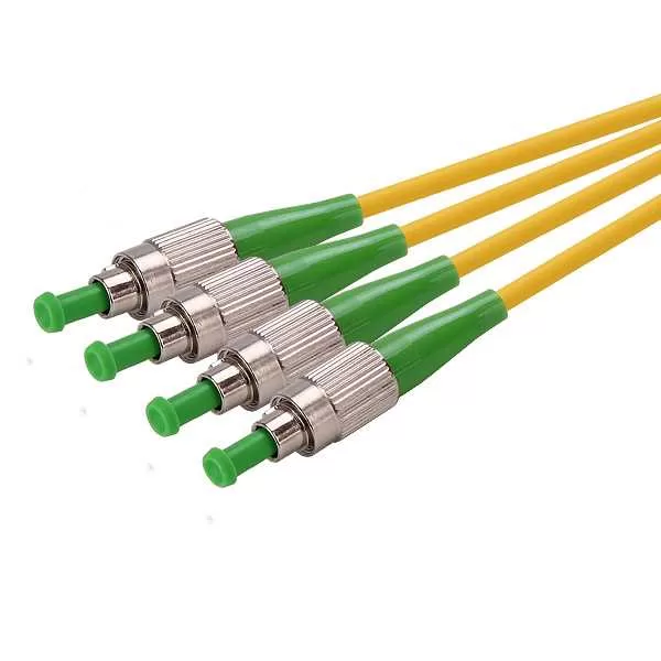 Cable de conexión FC APC dúplex monomodo 9/125um PVC/LSZH