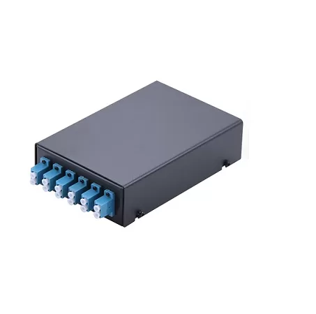 Panel de conexión de fibra óptica de 6 puertos