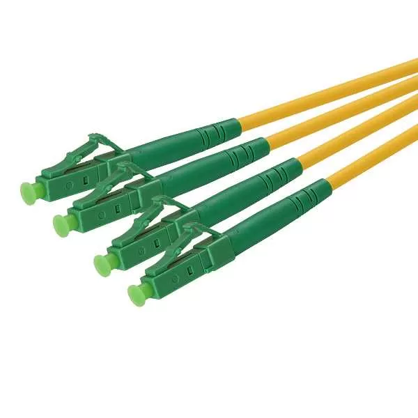 Cable de conexión de fibra LC a LC dúplex monomodo
