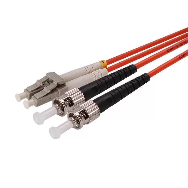Fiber Optic LC to ST Cable Multimode Duplex OM1