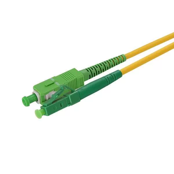 Jednomodowy kabel światłowodowy LC/APC do SC/APC