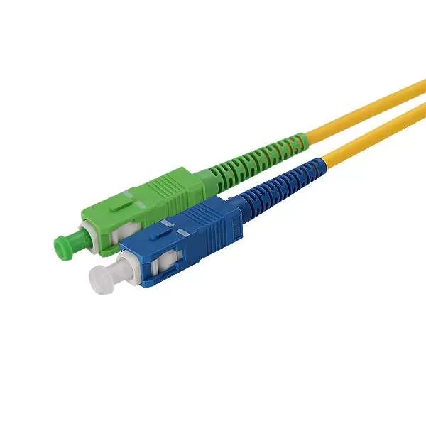 Cable de conexión SC APC a SC UPC monomodo 9/125um simplex