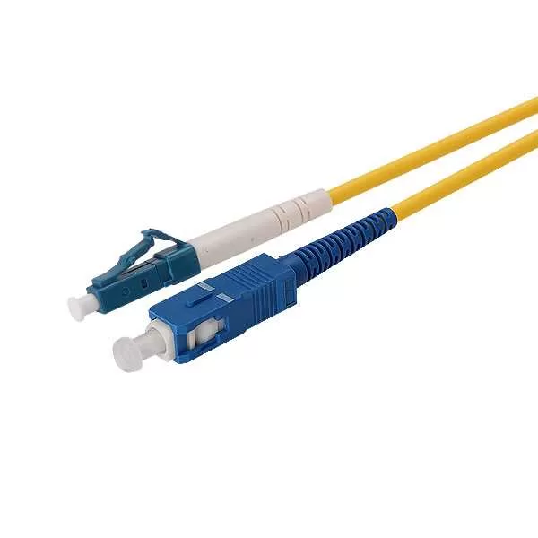 Câble de raccordement fibre monomode SC/UPC vers LC/UPC