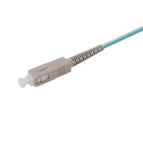 Câble à fibres multimode 50/125um OM4 de tresse de Sc UPC