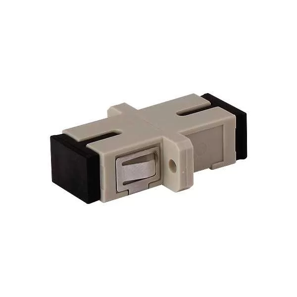 Adapter SC UPC Multimode Gray Plastic Simplex