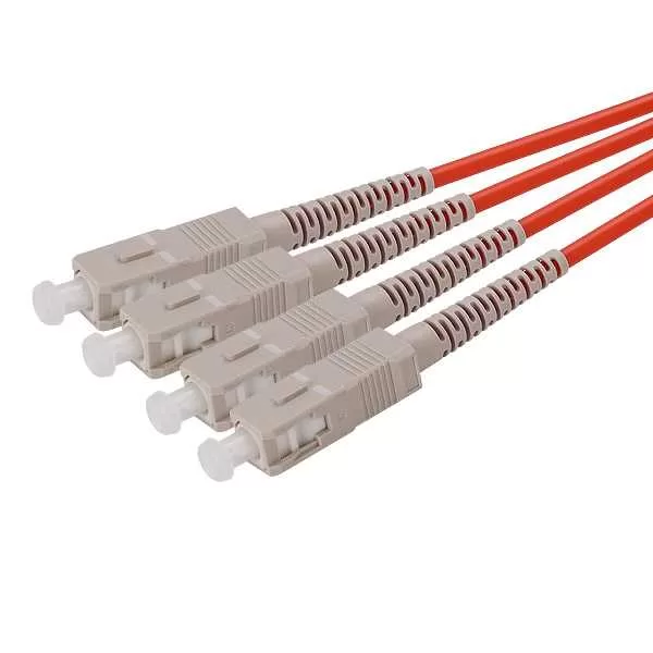 SC to SC Multimode Fiber Patch Cable Duplex 62.5/125um