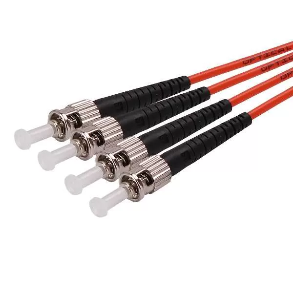 Cable de fibra ST multimodo OM1 dúplex