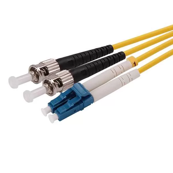 ST to LC Fiber Cable Single Mode UPC Duplex 9/125um