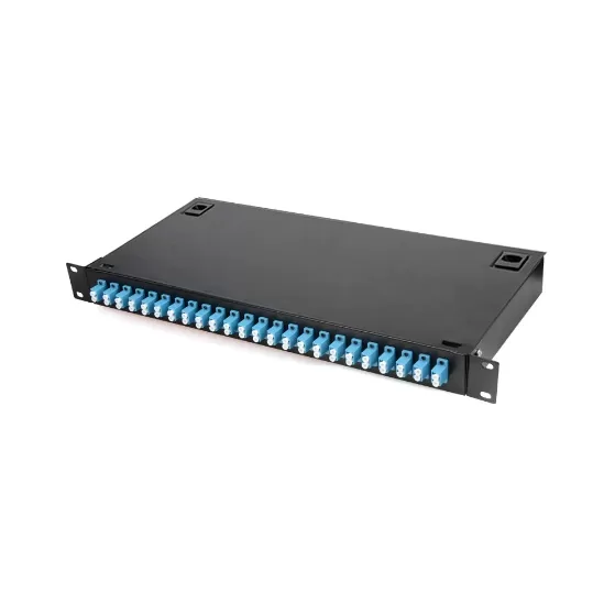 24-Port-Glasfaser-Patchpanel