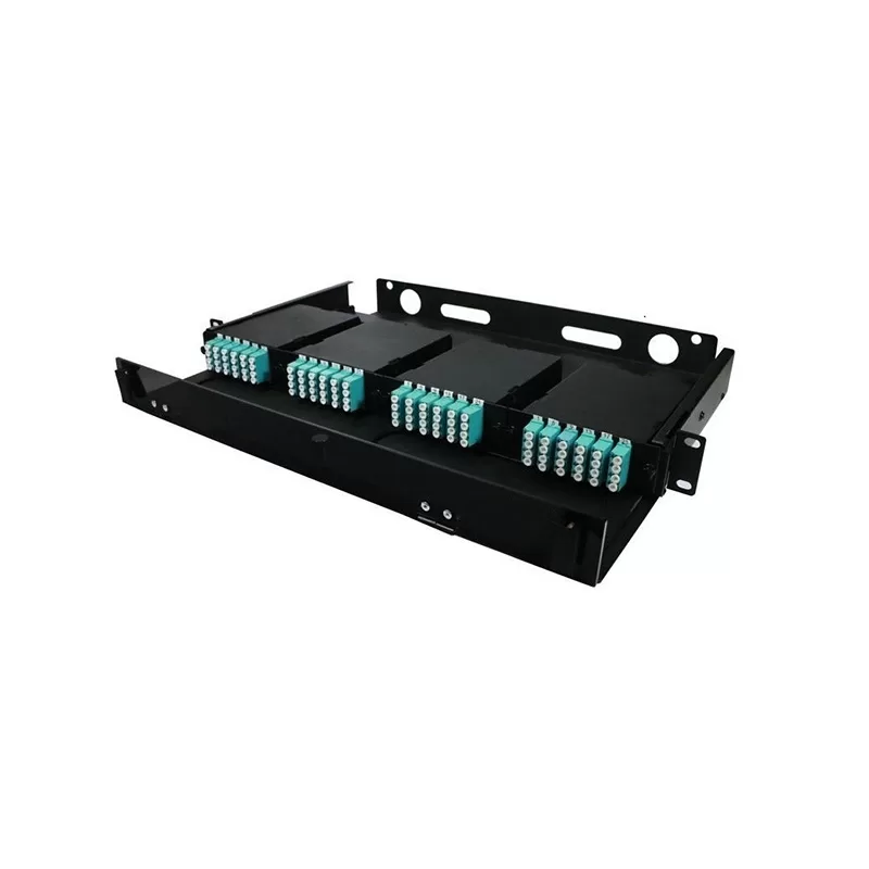 LC-Glasfaser-Patchpanel 48 Port LC MPO